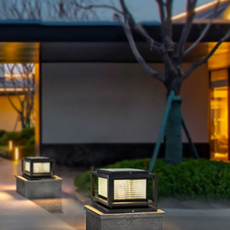 Ray LED Rectangular Metal Outdoor Lamps