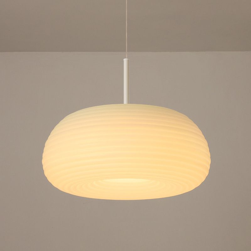 Ritta Drum Shape Pendant Light Metal & Acrylic