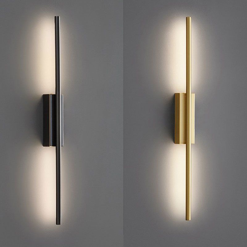 Arisha Modern Linear &Acrylic Bedroom Wall Lamp Brass - Letslighting