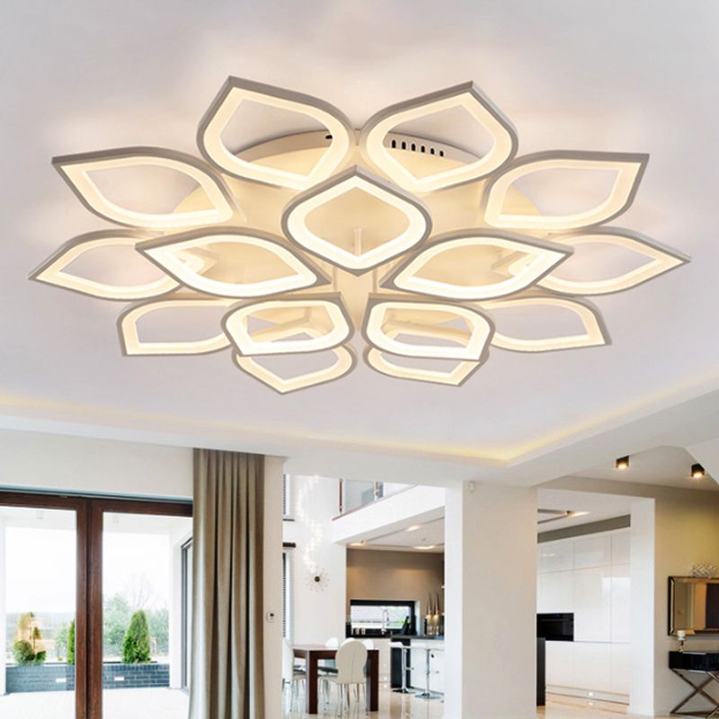 Arisha Modern Designer Flower Flush Mount Ceiling Light - Letslighting