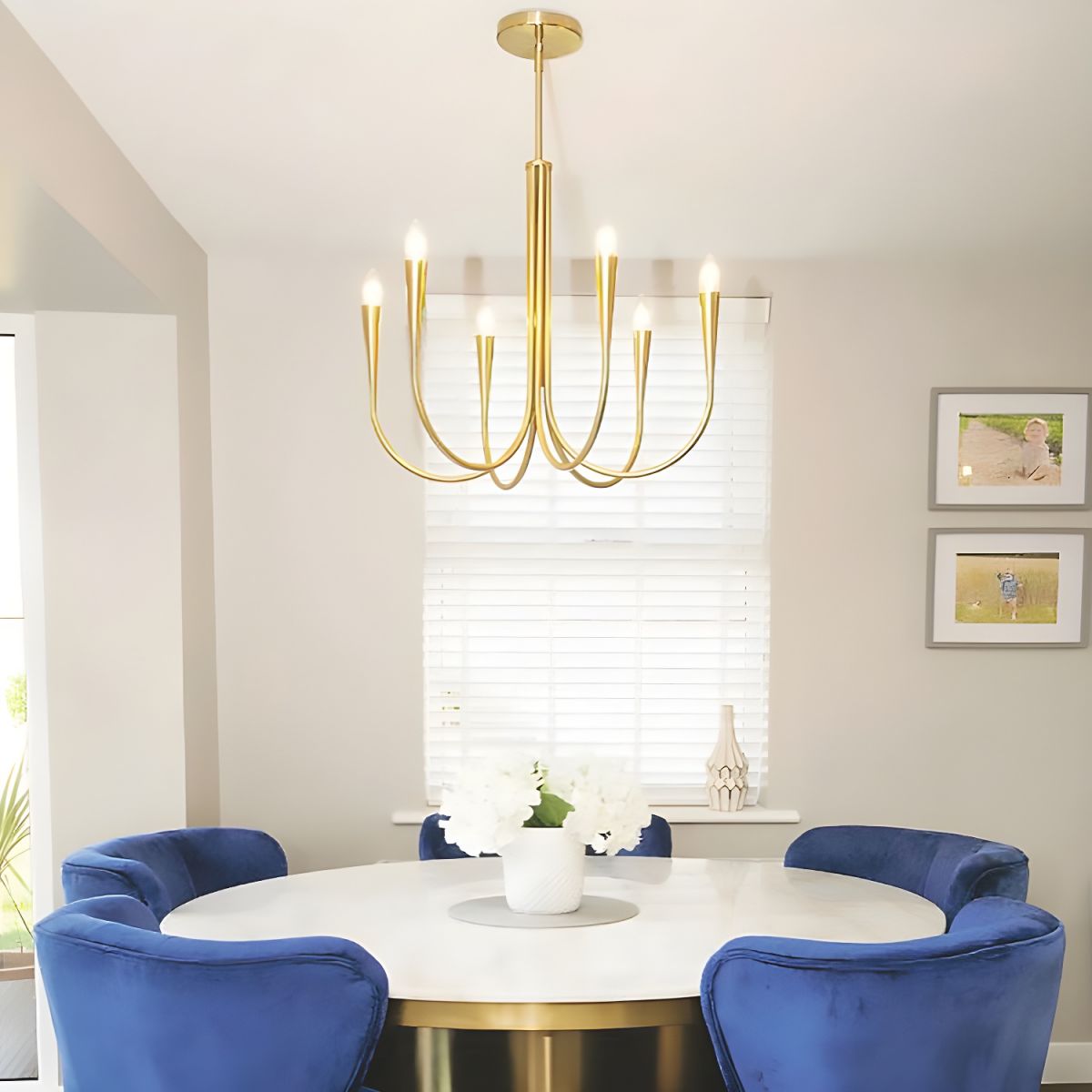 Valentina Modern Minimalist Chandelier Dinning Room