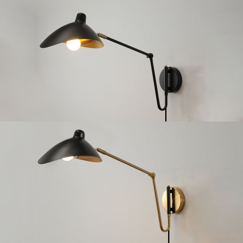 Epoch Industrial Swing Arm Vanity Wall Lamp - Letslighting