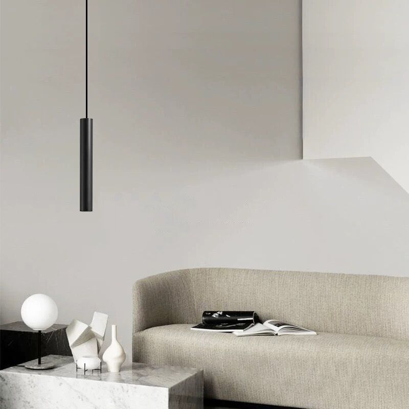 Arisha Minimalist Cylinder Pendant Light 9"/11" - Letslighting
