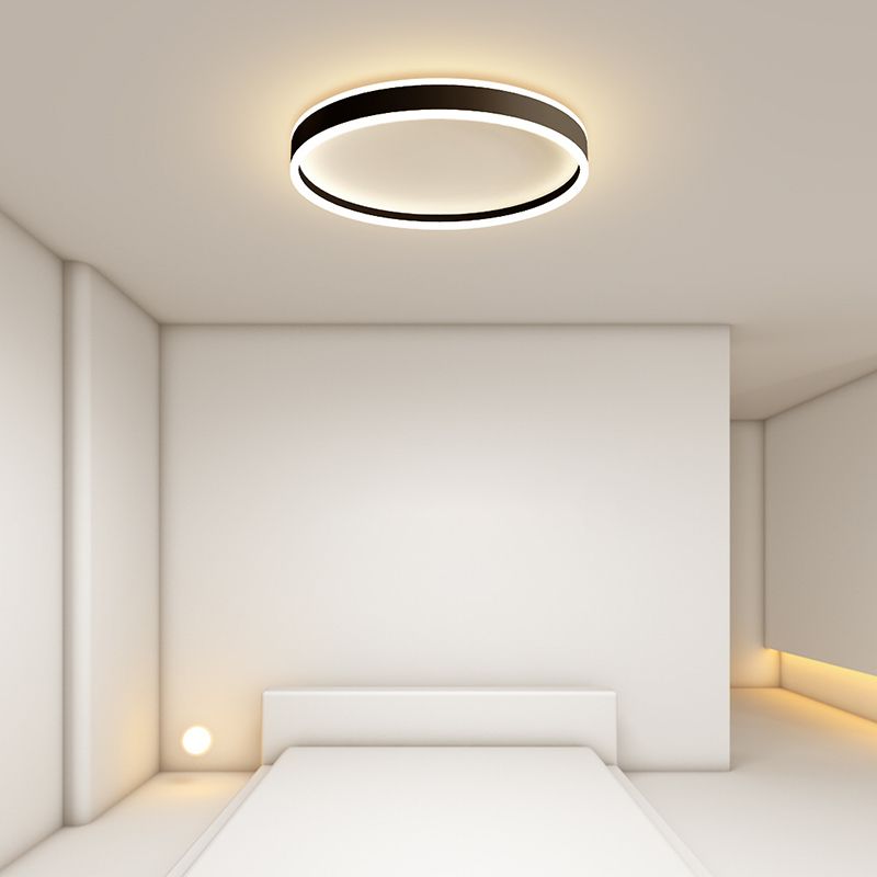 Arisha Modern Round Led Flush Mount Ceiling Light - Letslighting