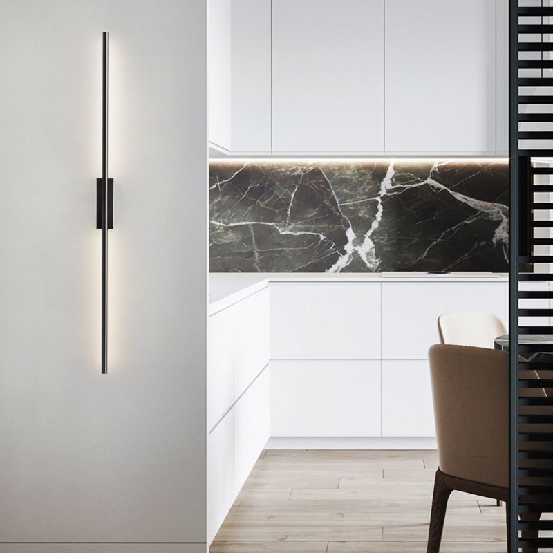 Arisha Modern Linear &Acrylic Bedroom Wall Lamp Brass - Letslighting