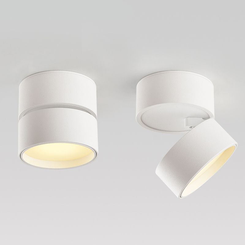 Arisha Flush Mount Ceiling Light Cylindrical Modern Metal Hallway