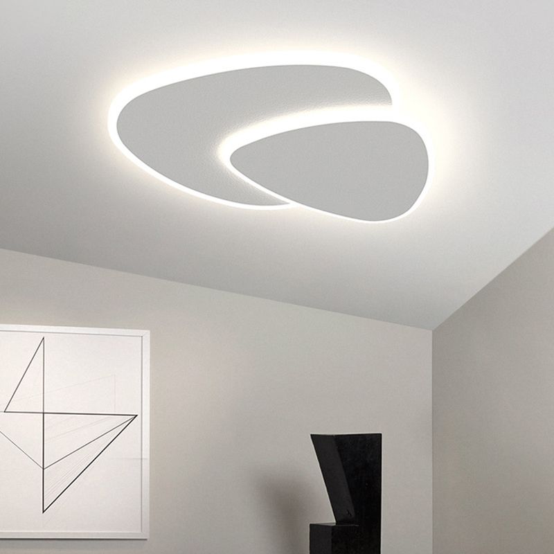 Arisha Designer Geometric Acrylic Flush Mount Ceiling Light - Letslighting