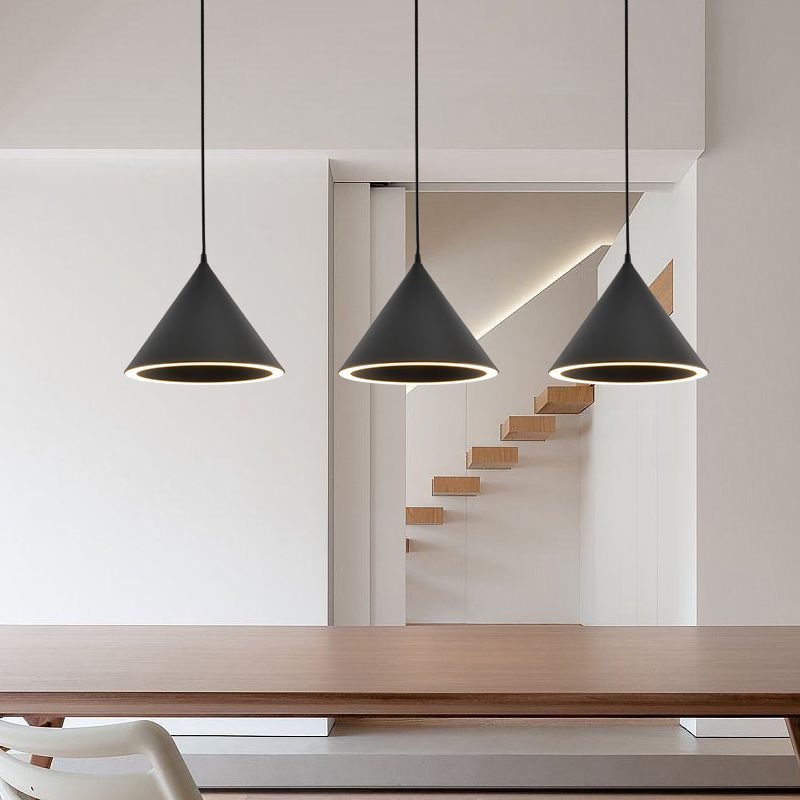 Valentina Funnel-Shape LED Pendant Light for Living Room