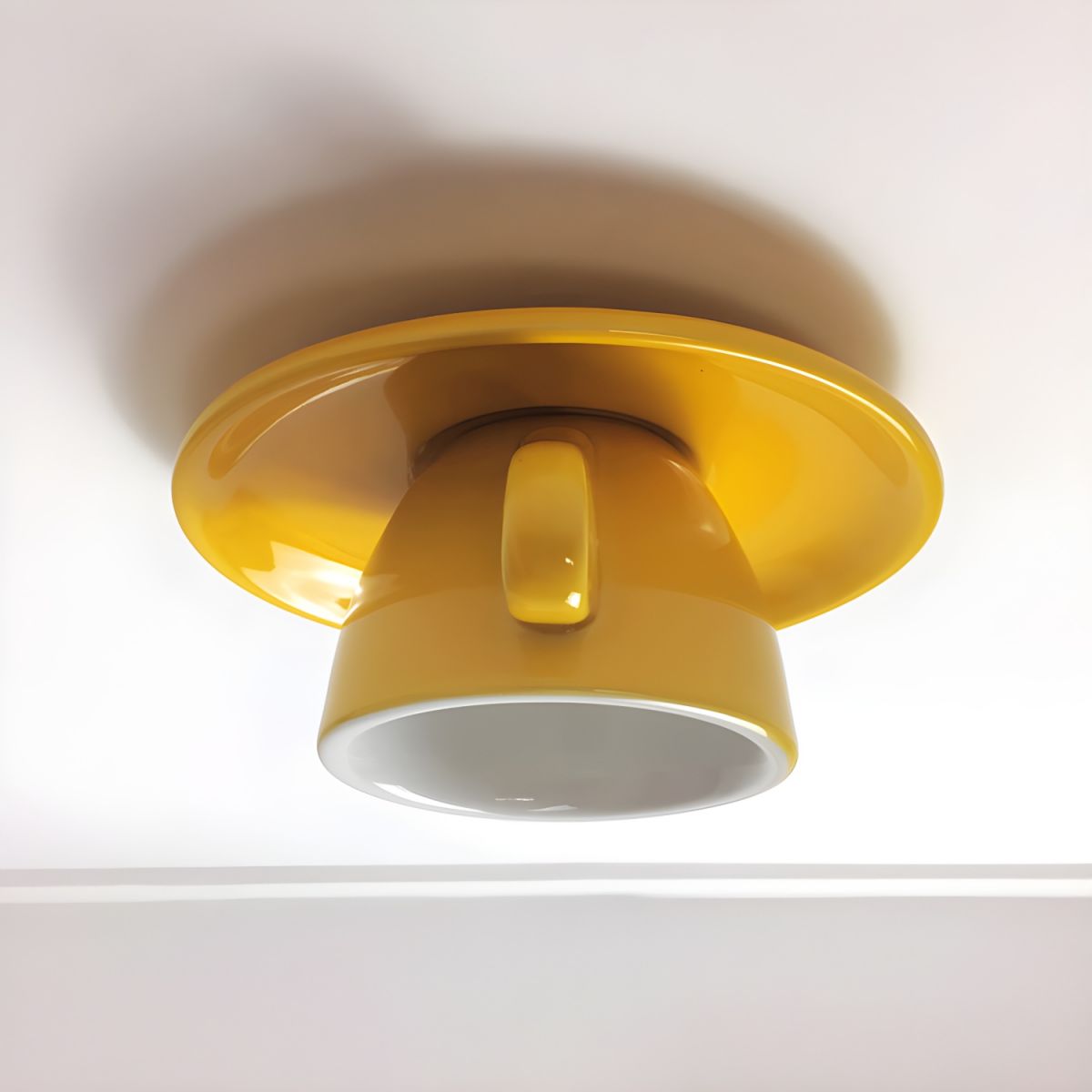 Valentina Modern Coffee Cups Ceramic Flush Ceiling Lighting - Letslighting