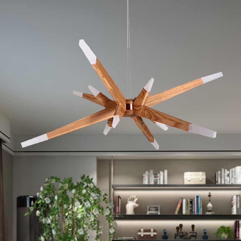 Muto Handmade Natural Branch Wood Pendant Light Living Room
