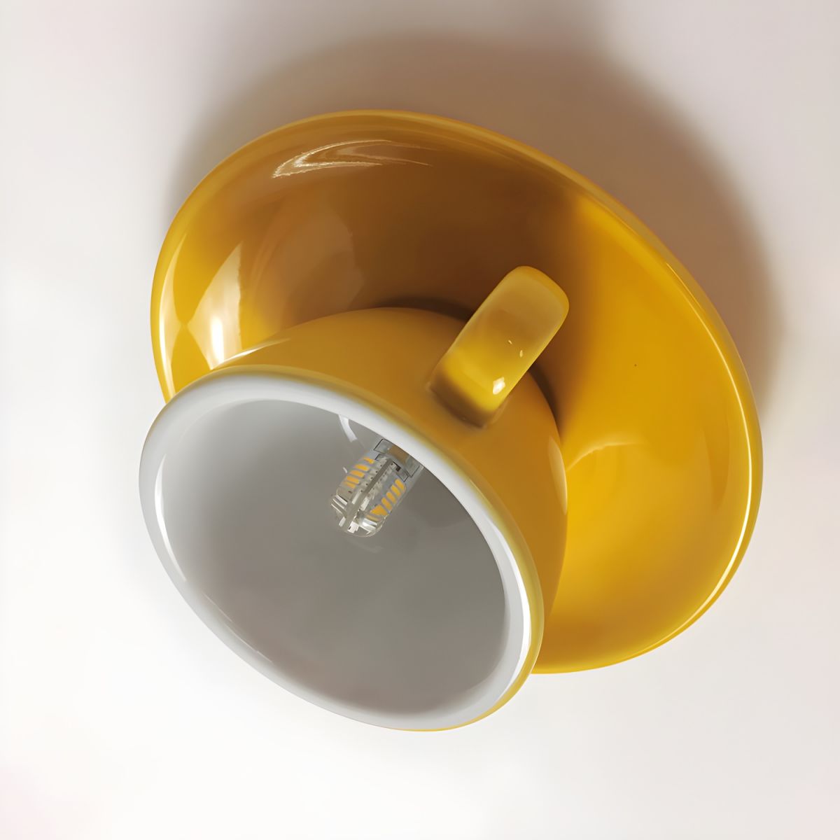 Valentina Modern Coffee Cups Ceramic Flush Ceiling Lighting - Letslighting