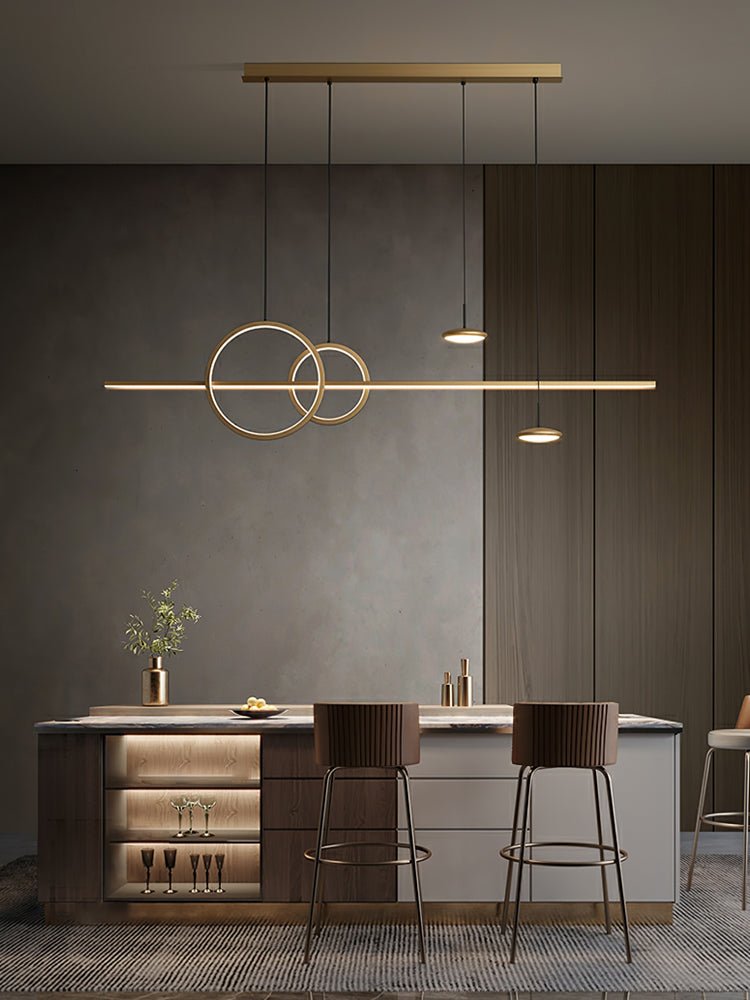 Aurora Pendant Lamp Geometric Ring Minimalist - Letslighting