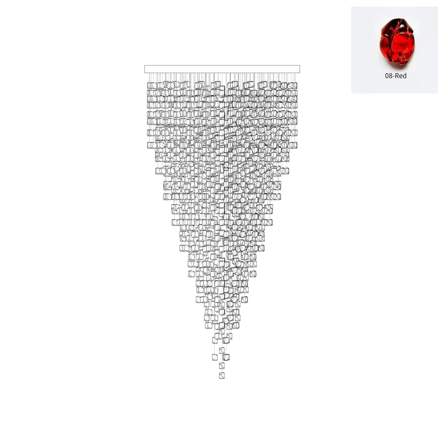 Veshaa Postmodern Luxury Stone Crystal Chandelier - Letslighting