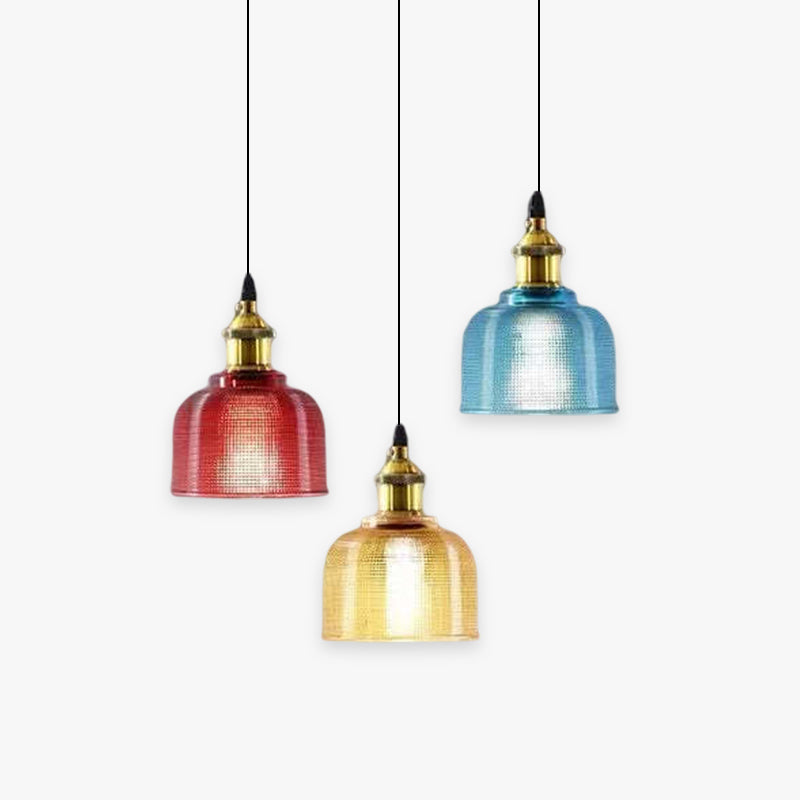 Valentina Glass Art Deco Pendant Lights,Colorful