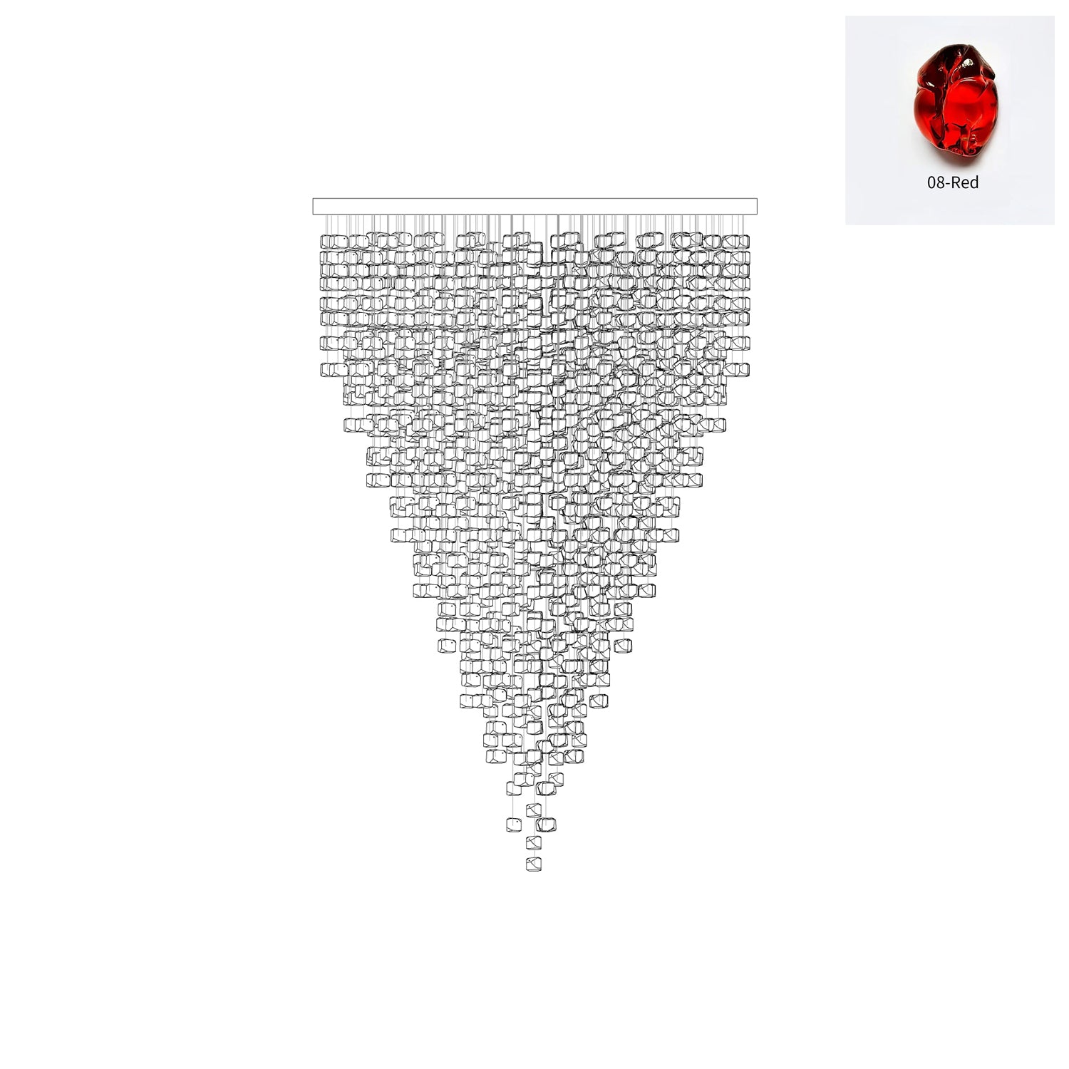 Veshaa Postmodern Luxury Stone Crystal Chandelier - Letslighting