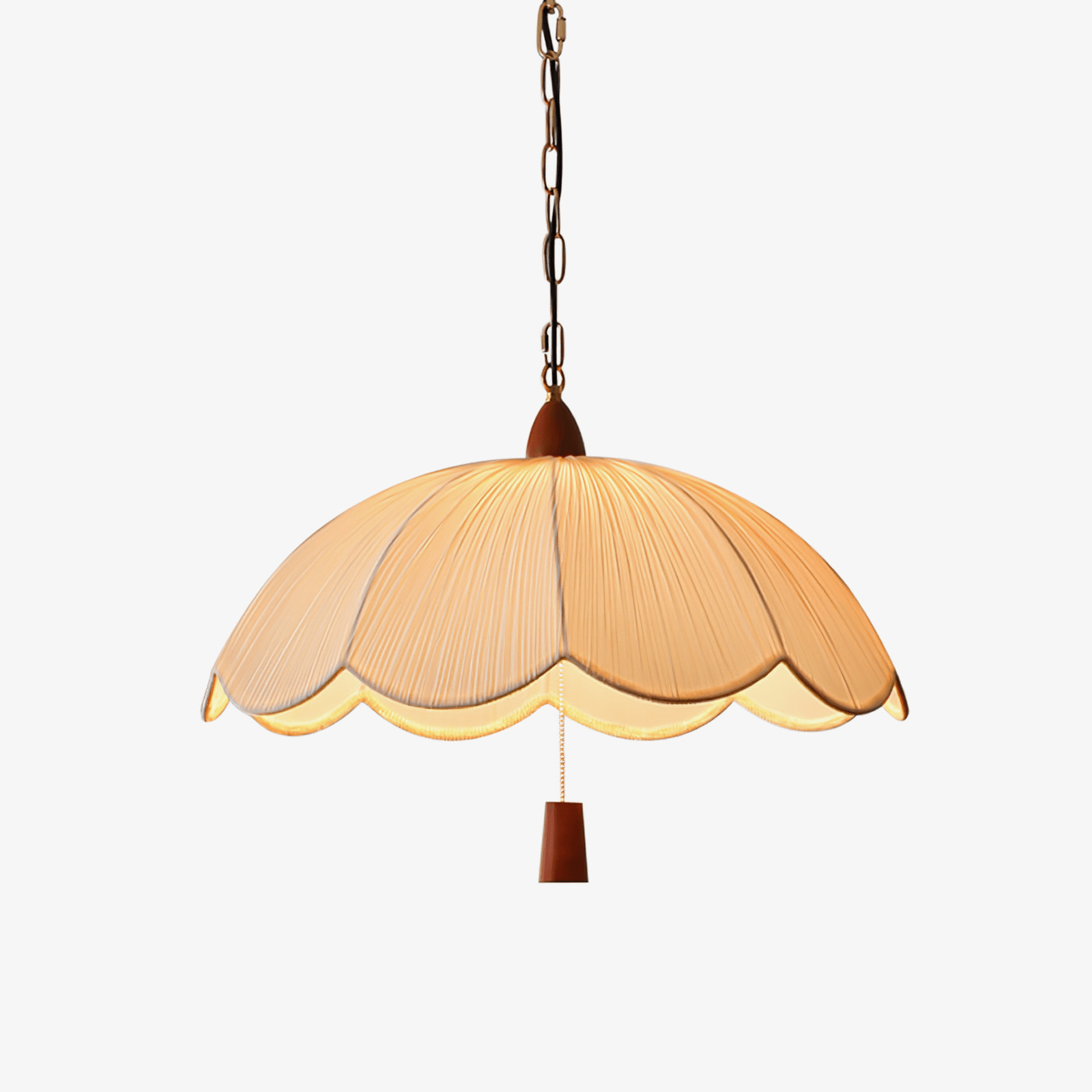 Vephael Art Nouveau Fabric Pendant Light - Letslighting