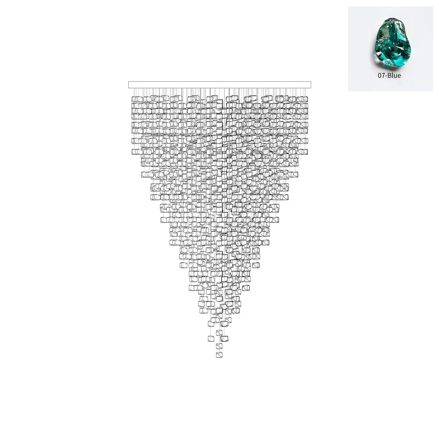 Veshaa Postmodern Luxury Stone Crystal Chandelier - Letslighting