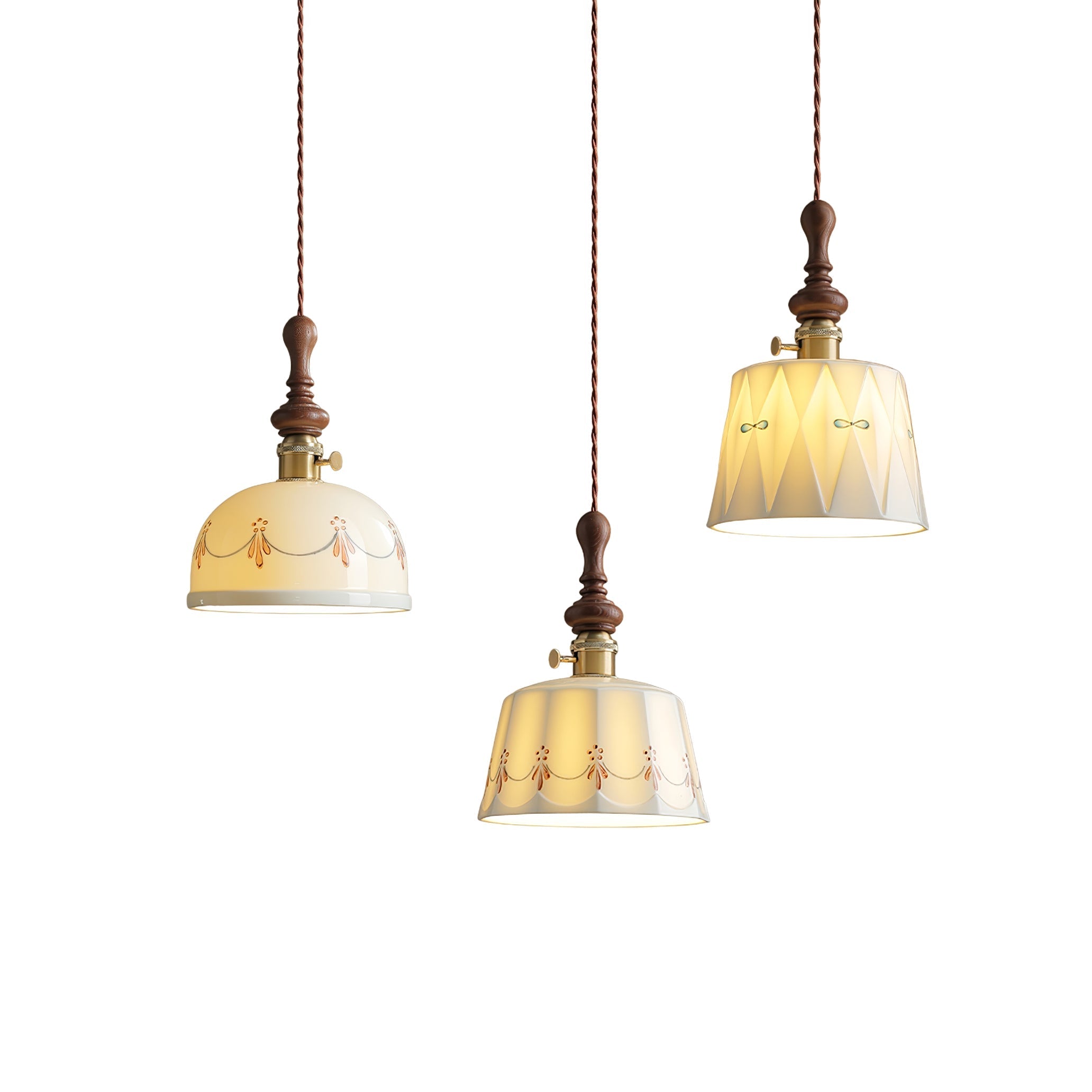 Roselind Vintage Ceramic Pendant Light
