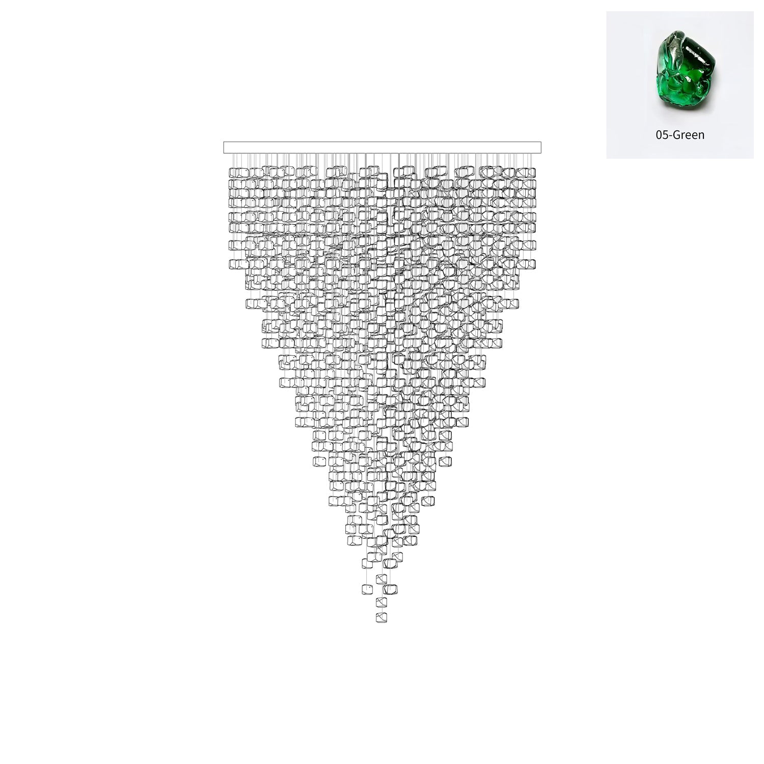 Veshaa Postmodern Luxury Stone Crystal Chandelier - Letslighting