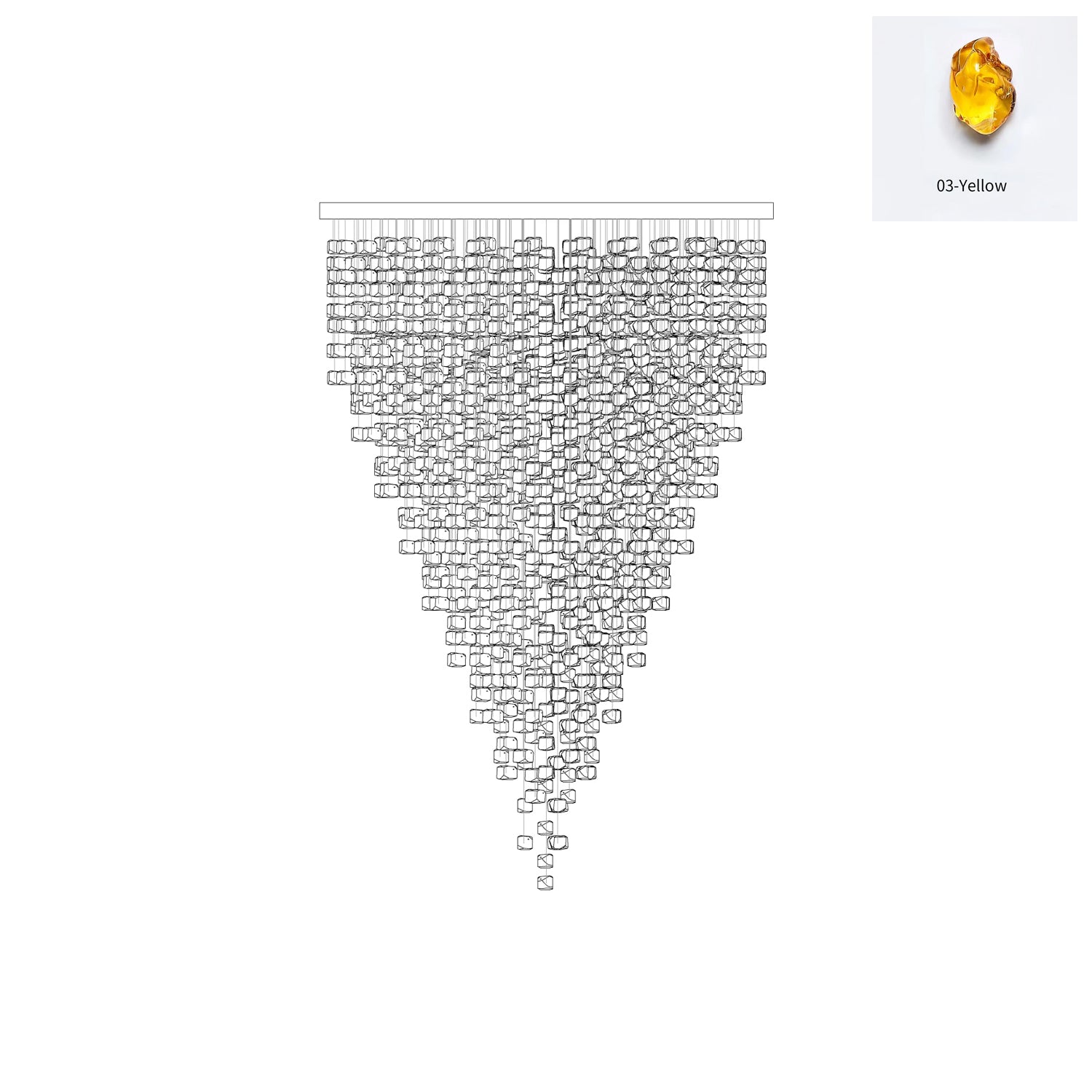Veshaa Postmodern Luxury Stone Crystal Chandelier - Letslighting