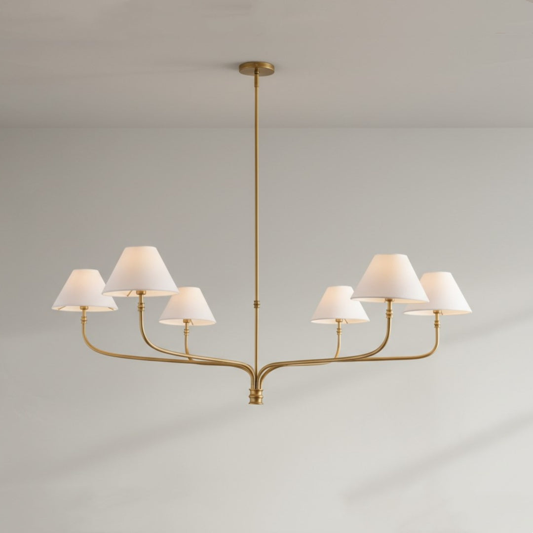 Verge Multi-light Fabric Chandelier