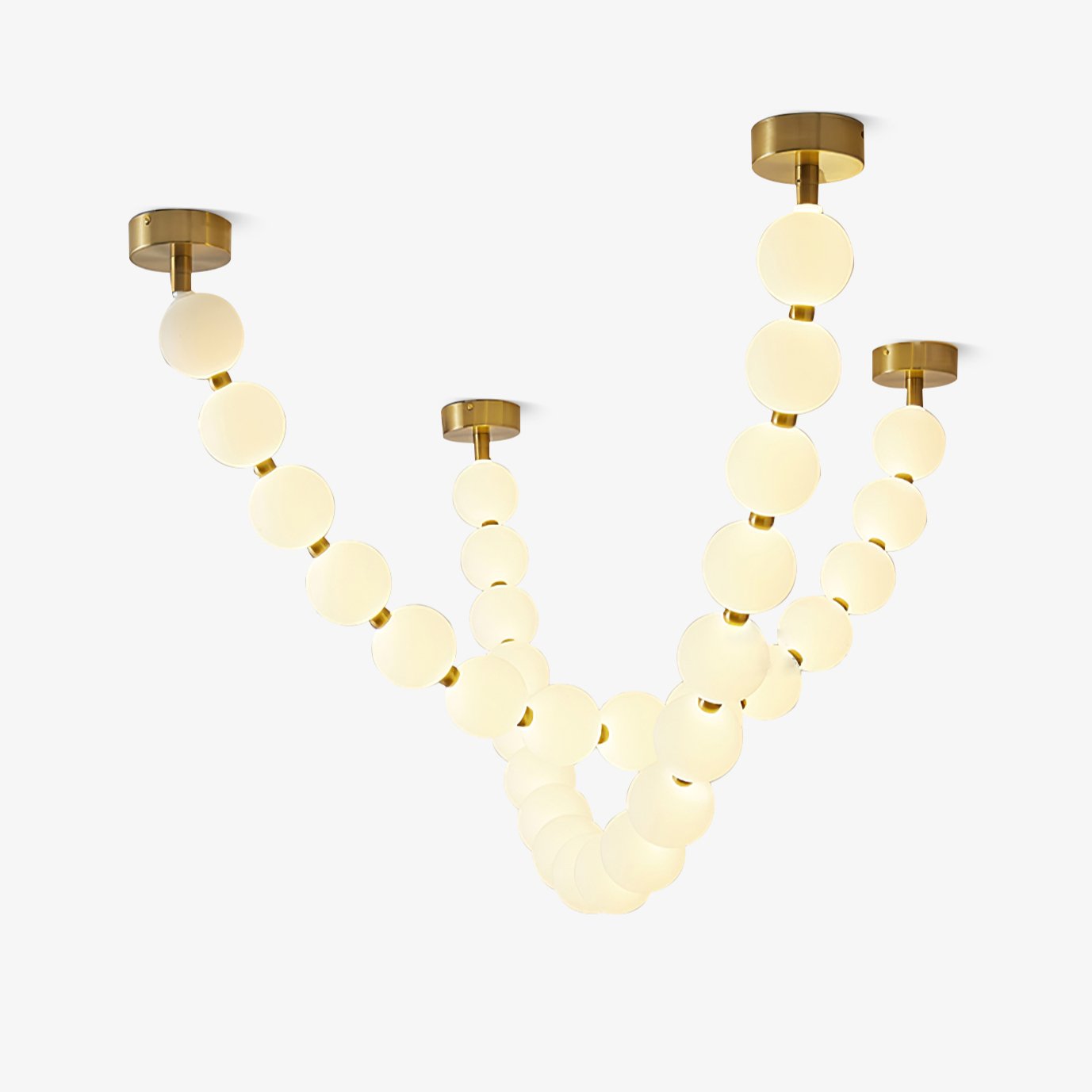 Zalvarin Brass Sputnik Chandelier - Letslighting