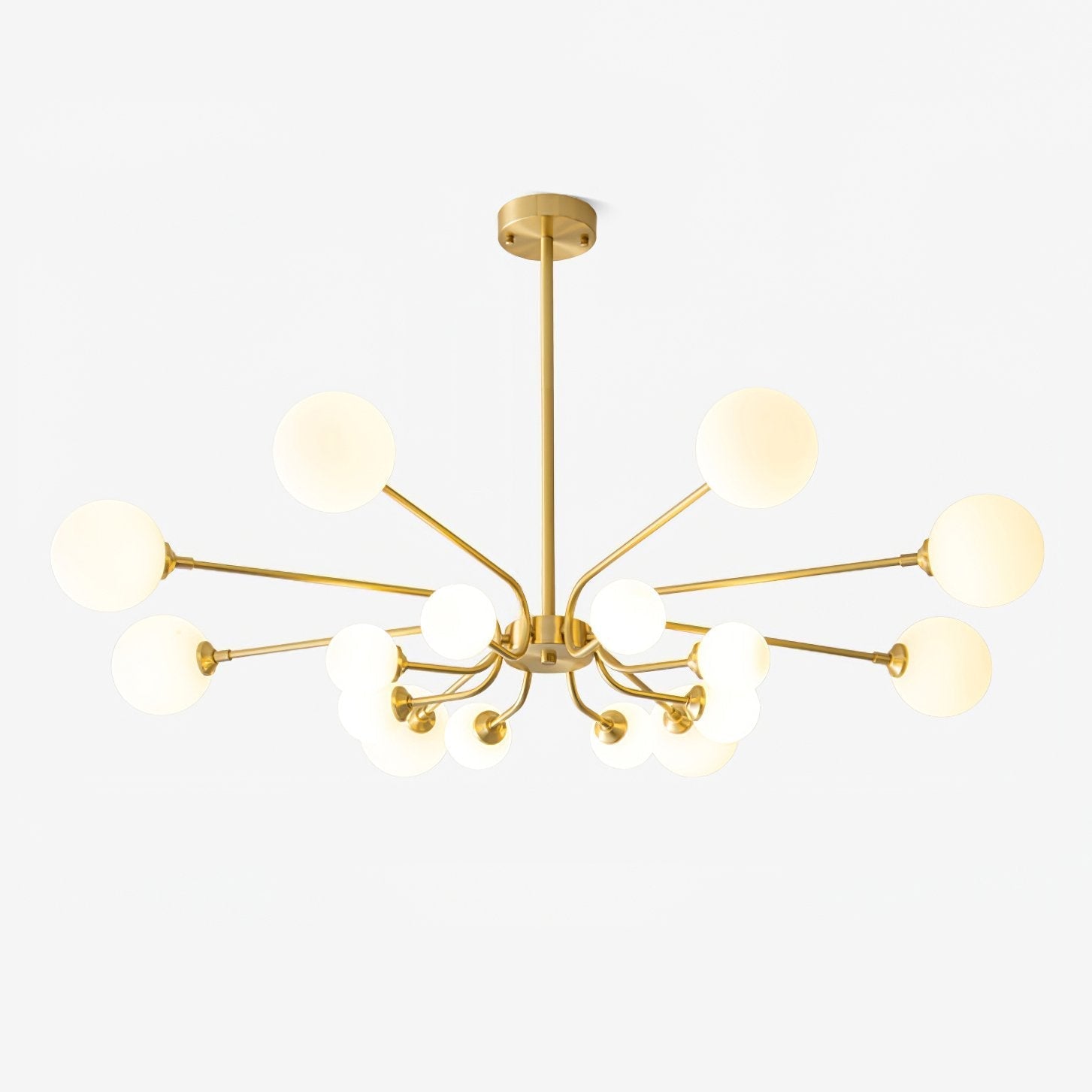 Aurora Chandelier Globe Arm Modern - Letslighting