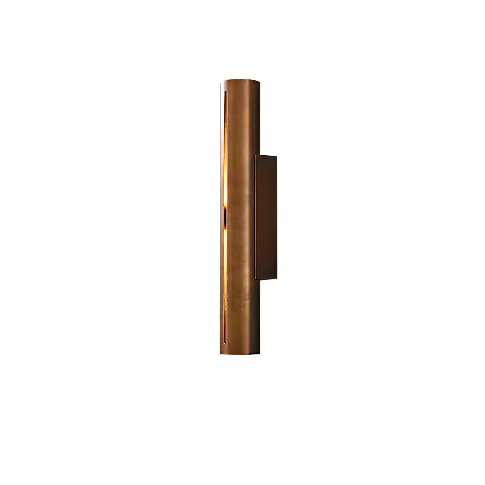 Avsilara Modern Minimalist Cylinder Brass Wall Light - Letslighting