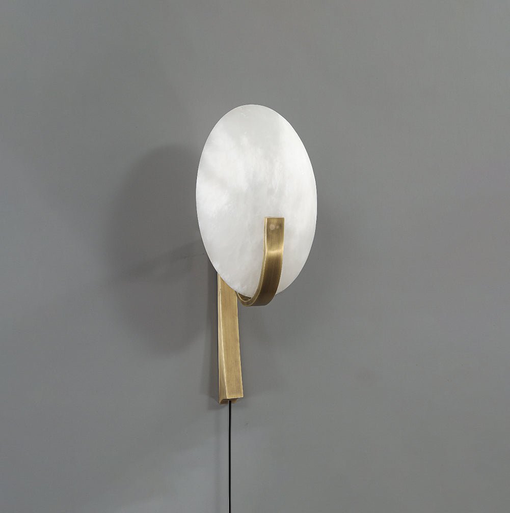 Althea Minimalist Alabaster Wall Lamp - Letslighting