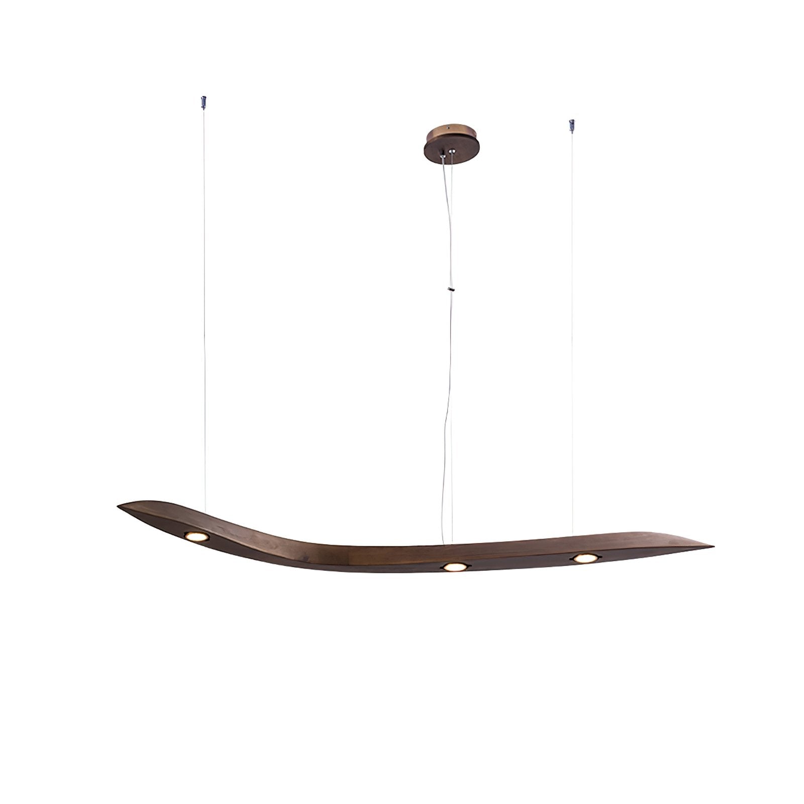 Flow Minimalist Wood Pendant Lamp - Letslighting
