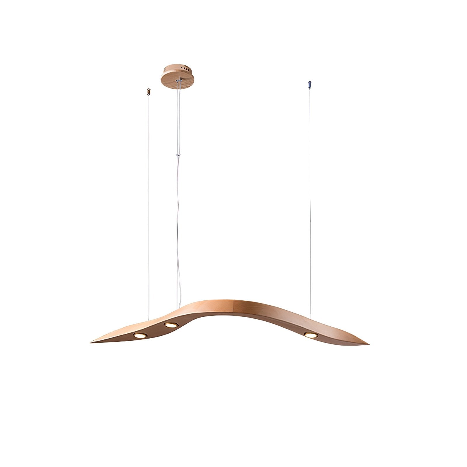 Flow Minimalist Wood Pendant Lamp - Letslighting