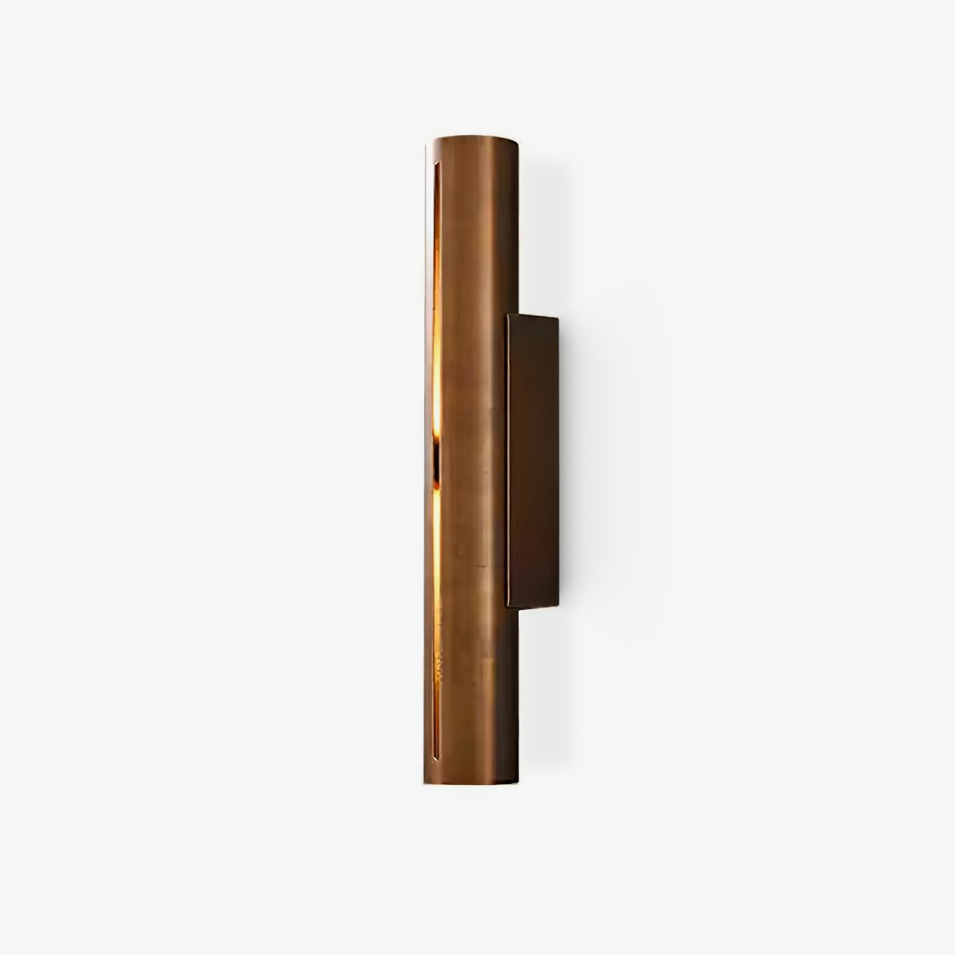 Avsilara Modern Minimalist Cylinder Brass Wall Light - Letslighting