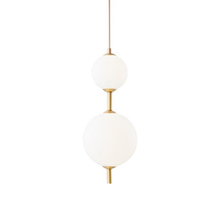 Velloran Brass Plastic Pendant Lamp - Letslighting
