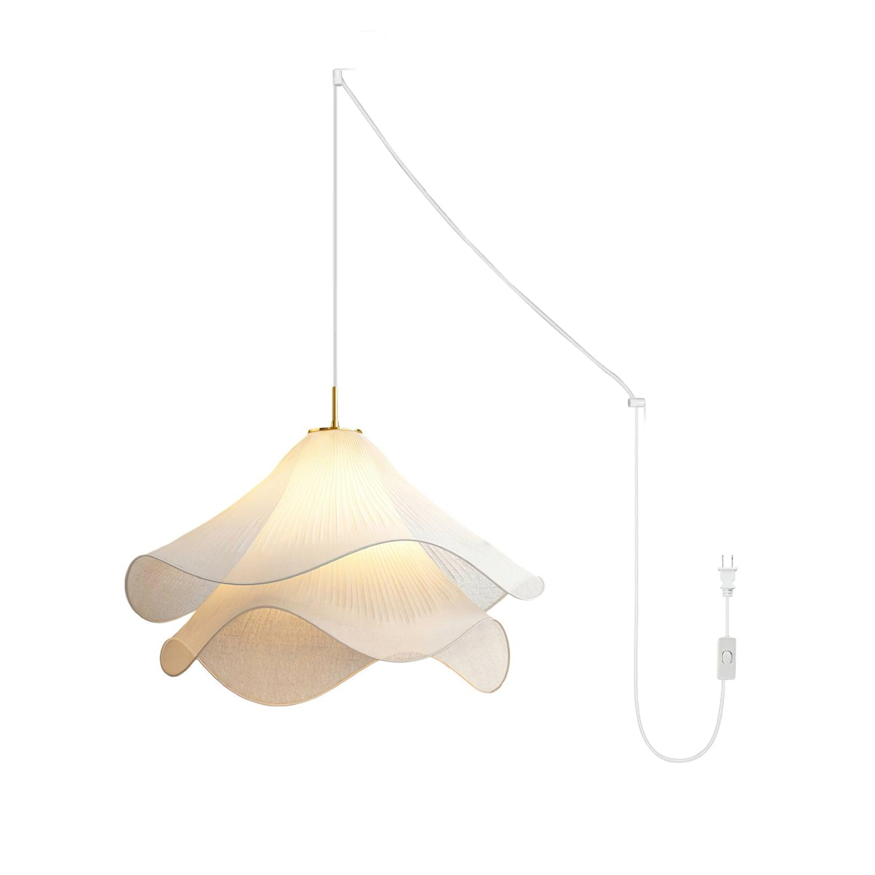 Mirelo Fabric Artistic Pendant Light - Letslighting