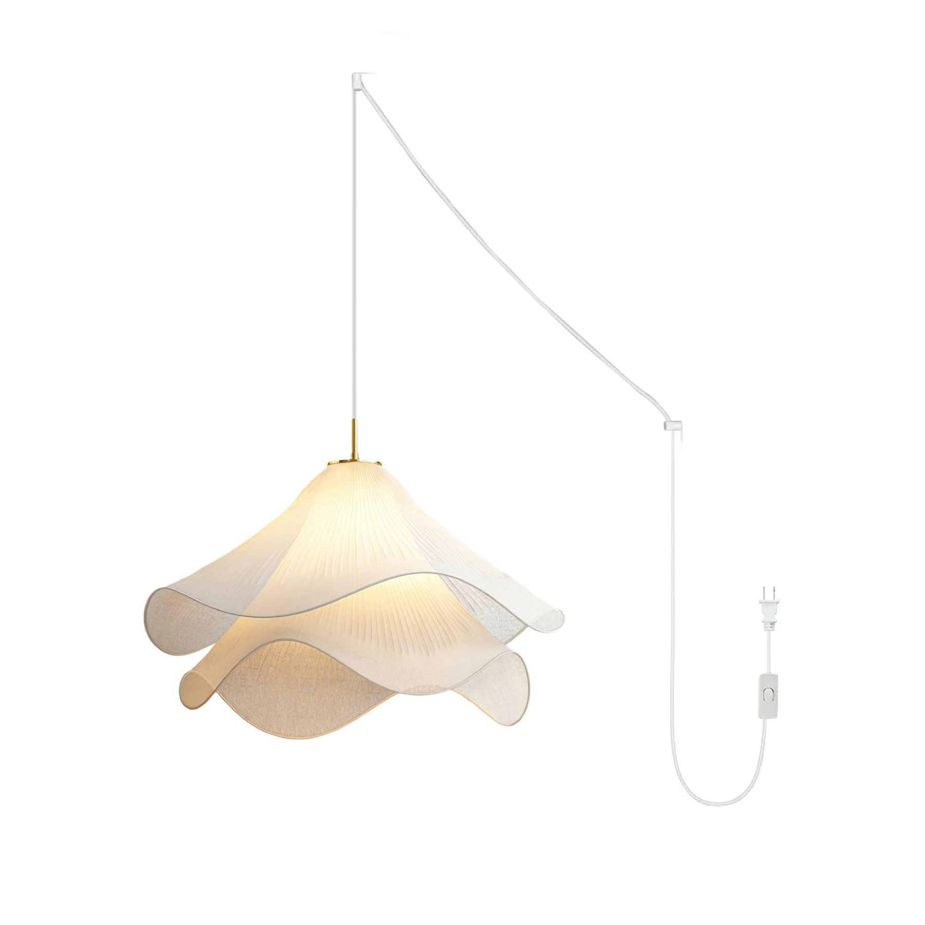 Mirelo Fabric Artistic Pendant Light - Letslighting