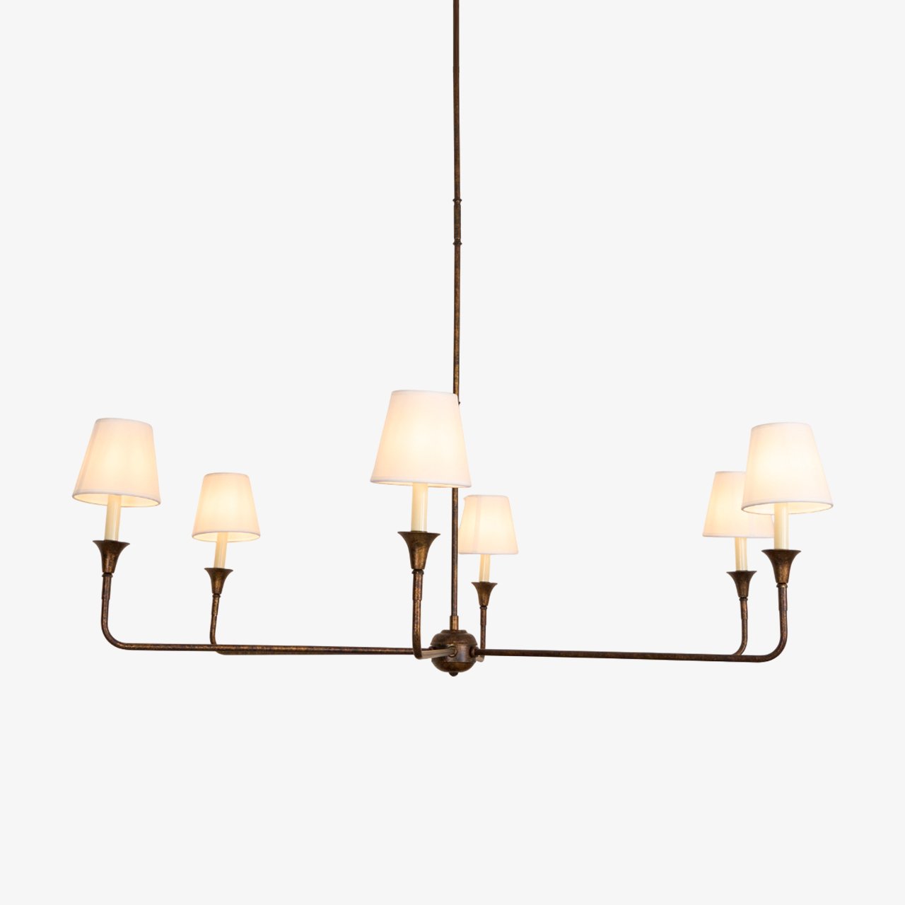 Lustra Pendant Lamp Black Candle Tapered - Letslighting