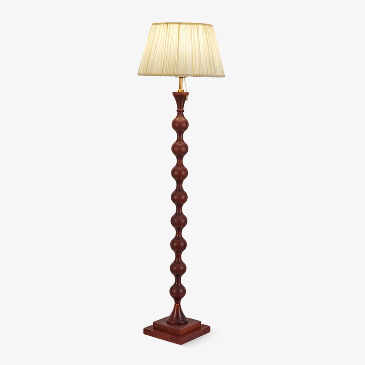 Celon Wood Fabric Vintage Floor Lamp - Letslighting