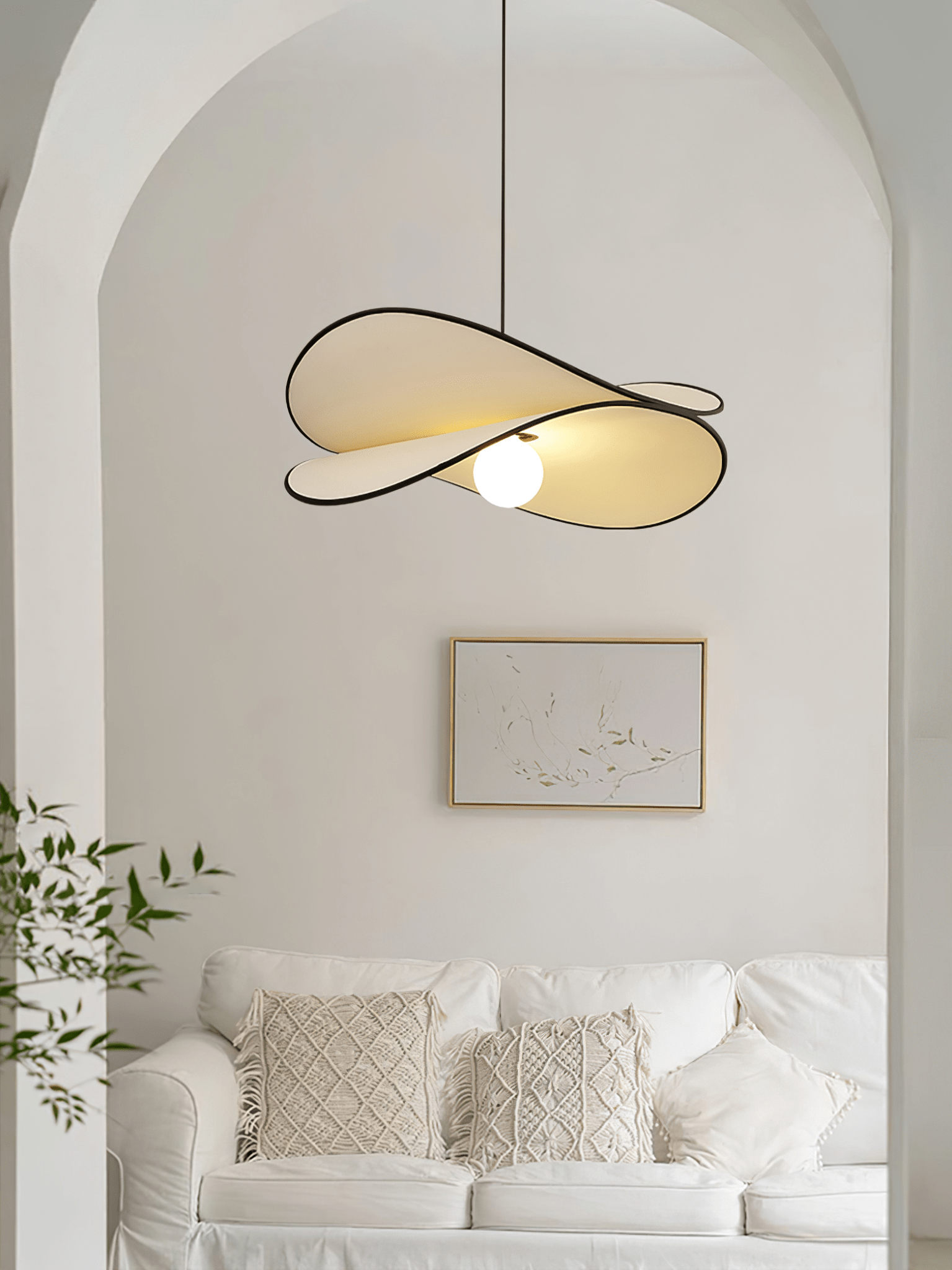 Lioran Fabric Artistic Pendant Lamp - Letslighting