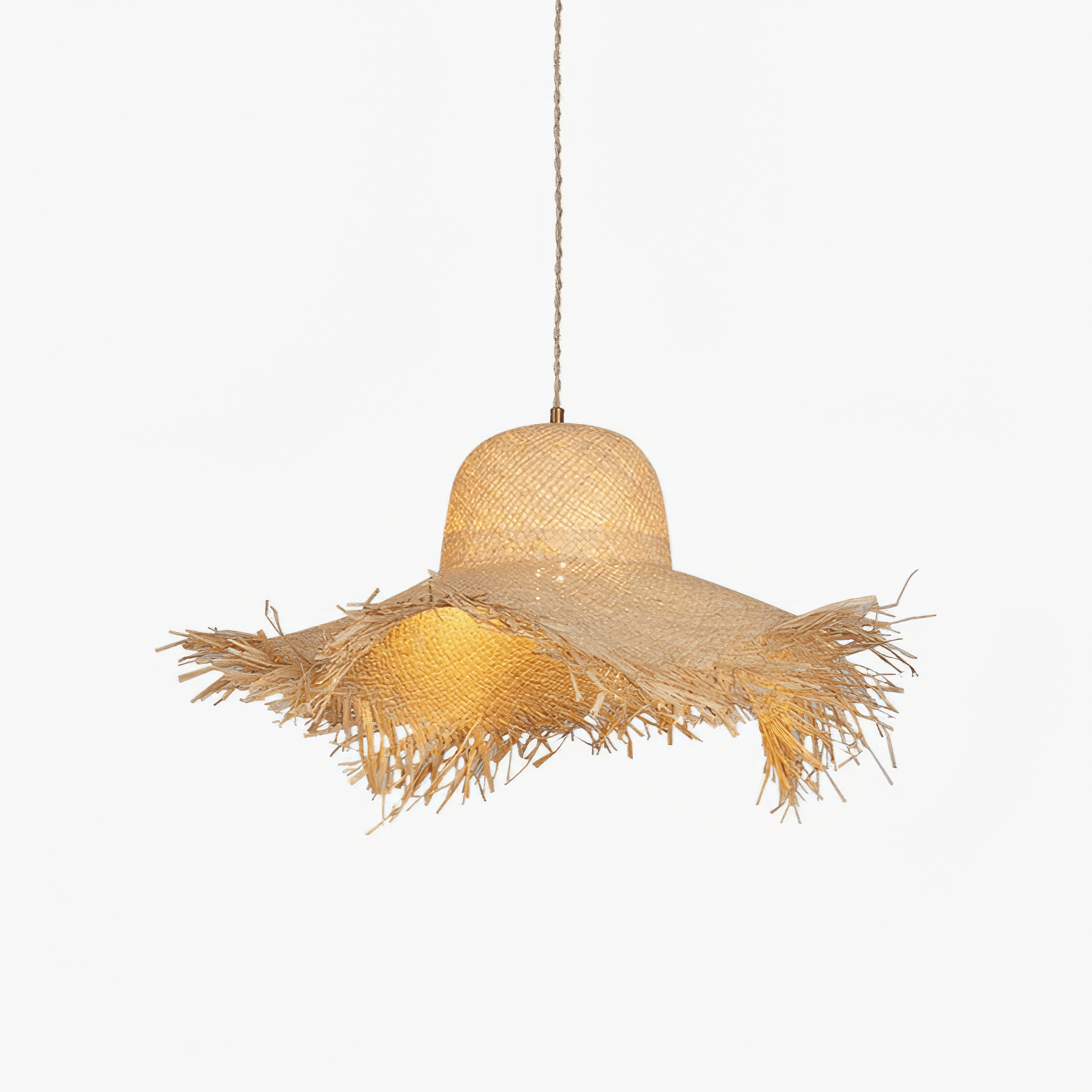 Zephyran Rattan Vintage Pendant Light - Letslighting