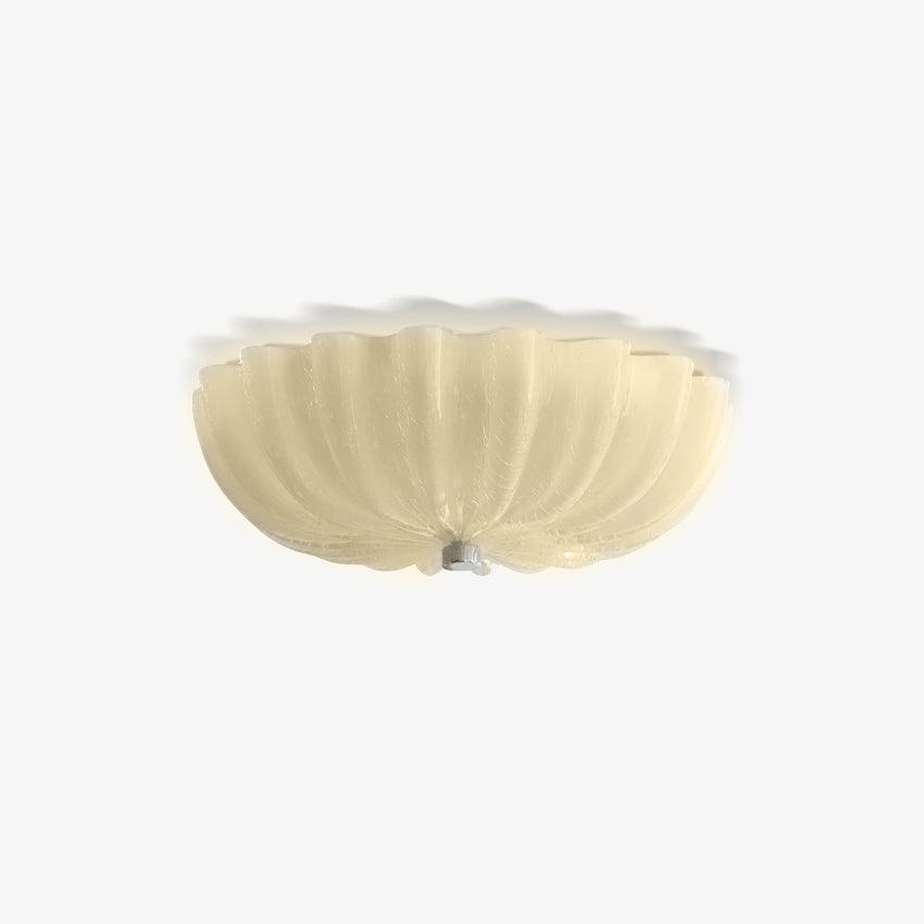 Aurora Ceiling Lamp Murano Blown Glass Shell Inspired - Letslighting