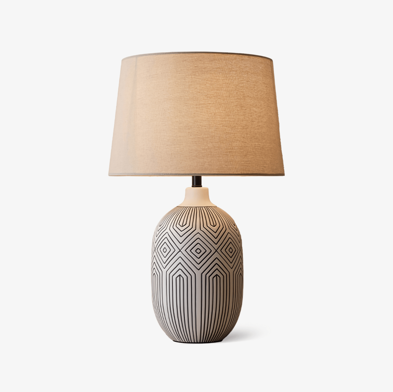 Brittany Modern Ceramics Table Lamp - Letslighting