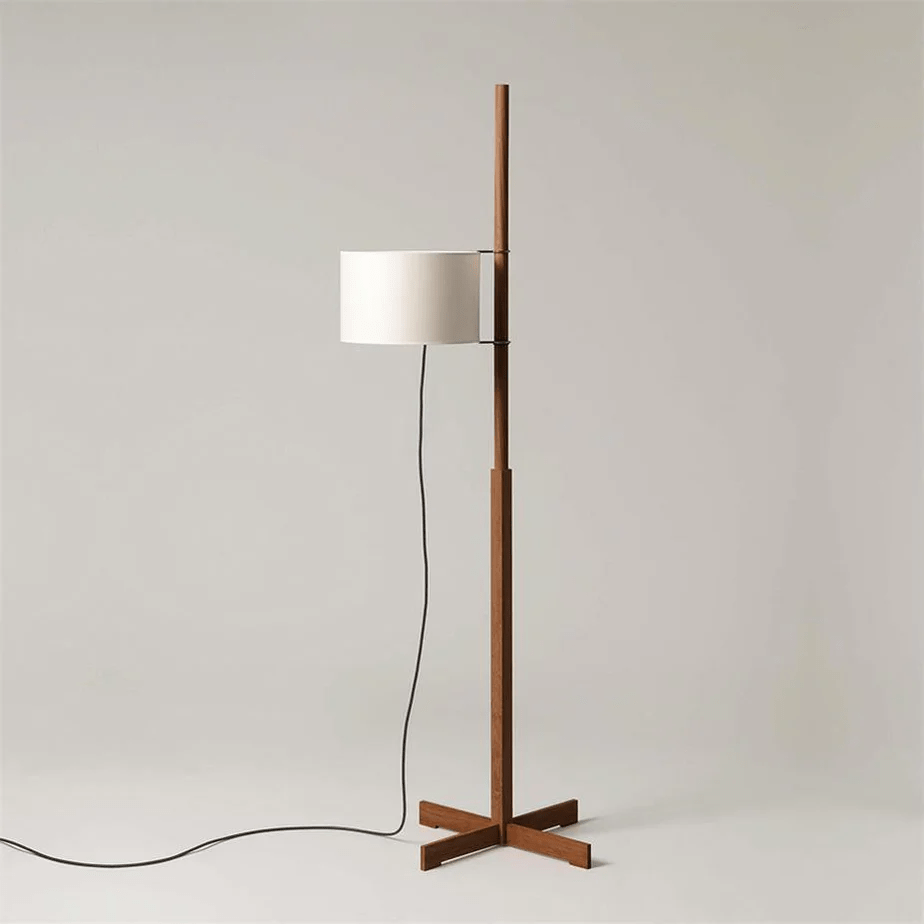 Torna Wood Fabric Floor Lamp - Letslighting