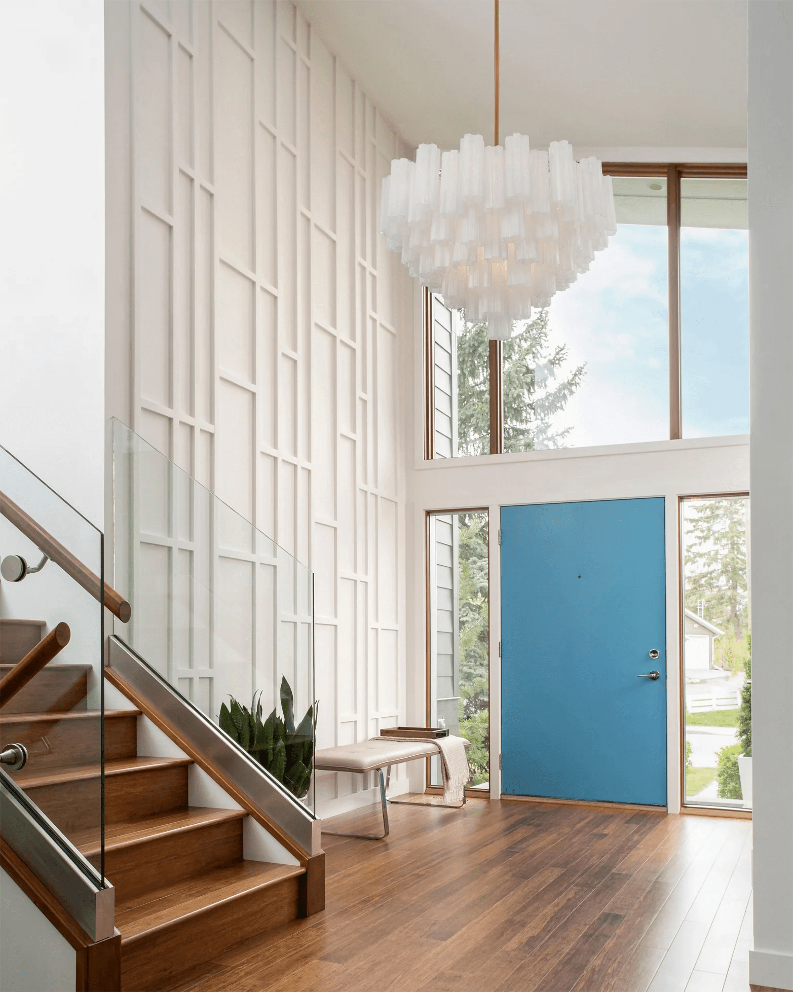 Aurora Chandelier Virella Murano Glass Tube Luxury - Letslighting