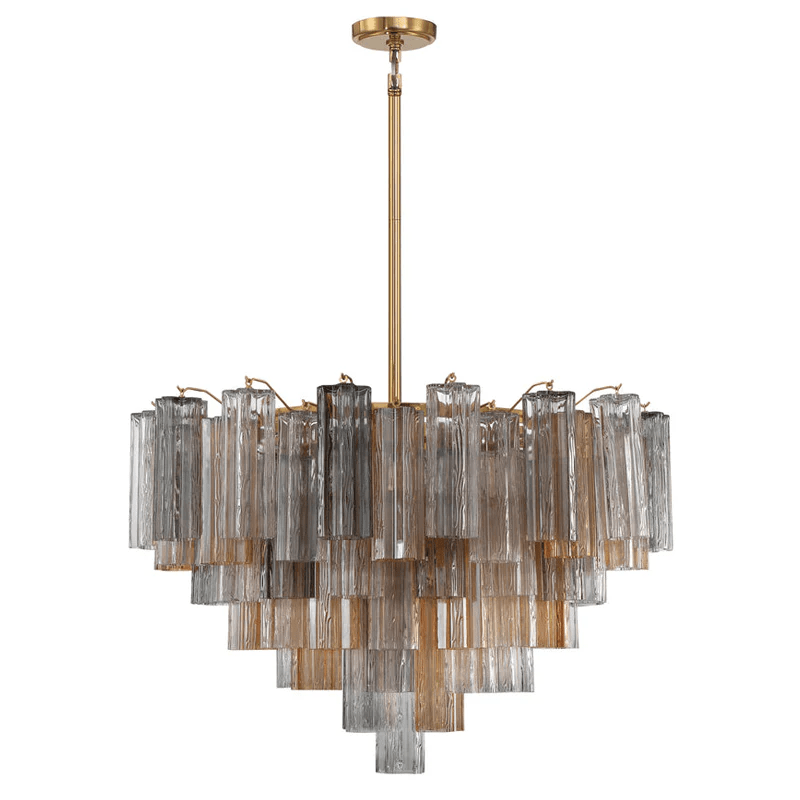Aurora Chandelier Virella Murano Glass Tube Luxury - Letslighting