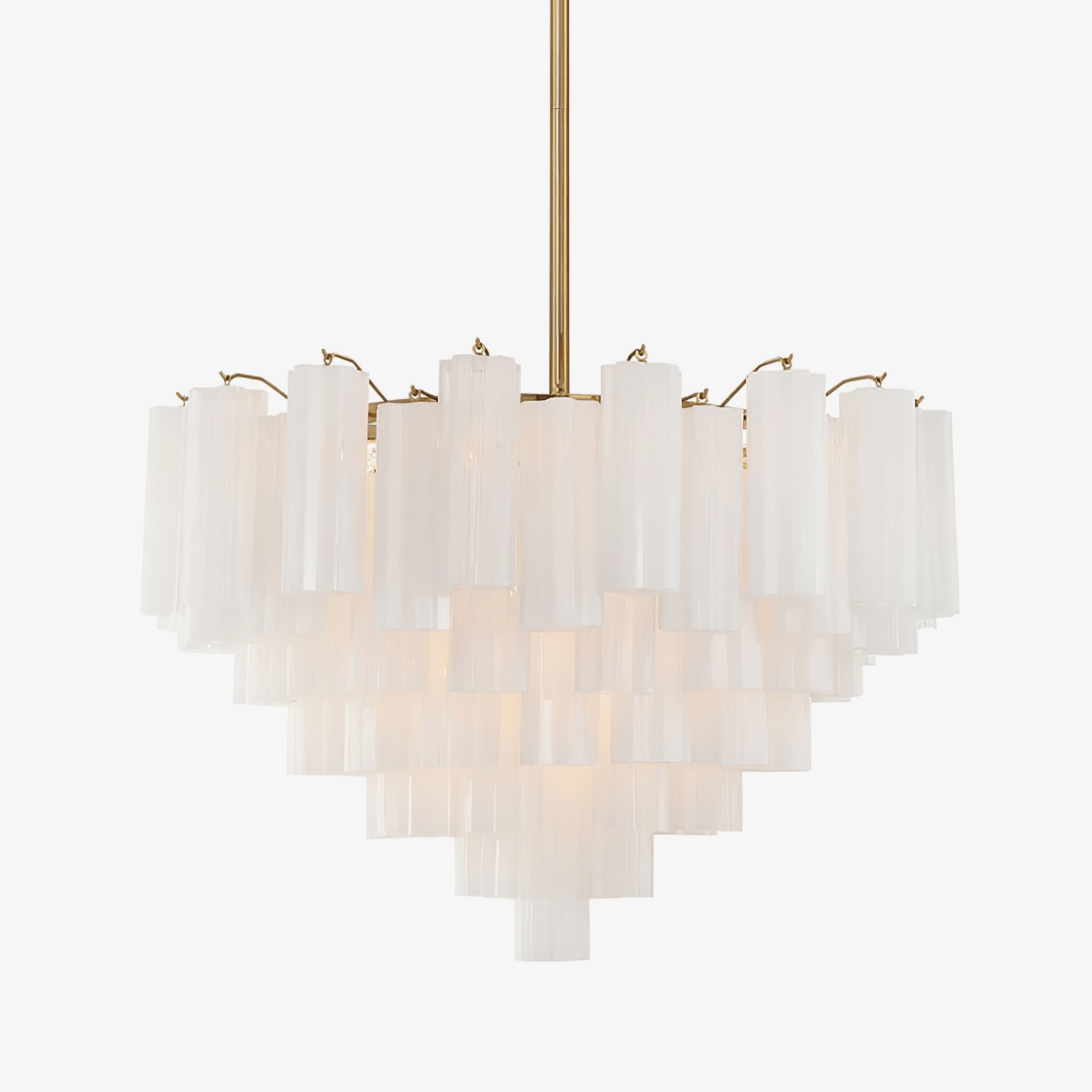 Aurora Chandelier Virella Murano Glass Tube Luxury - Letslighting