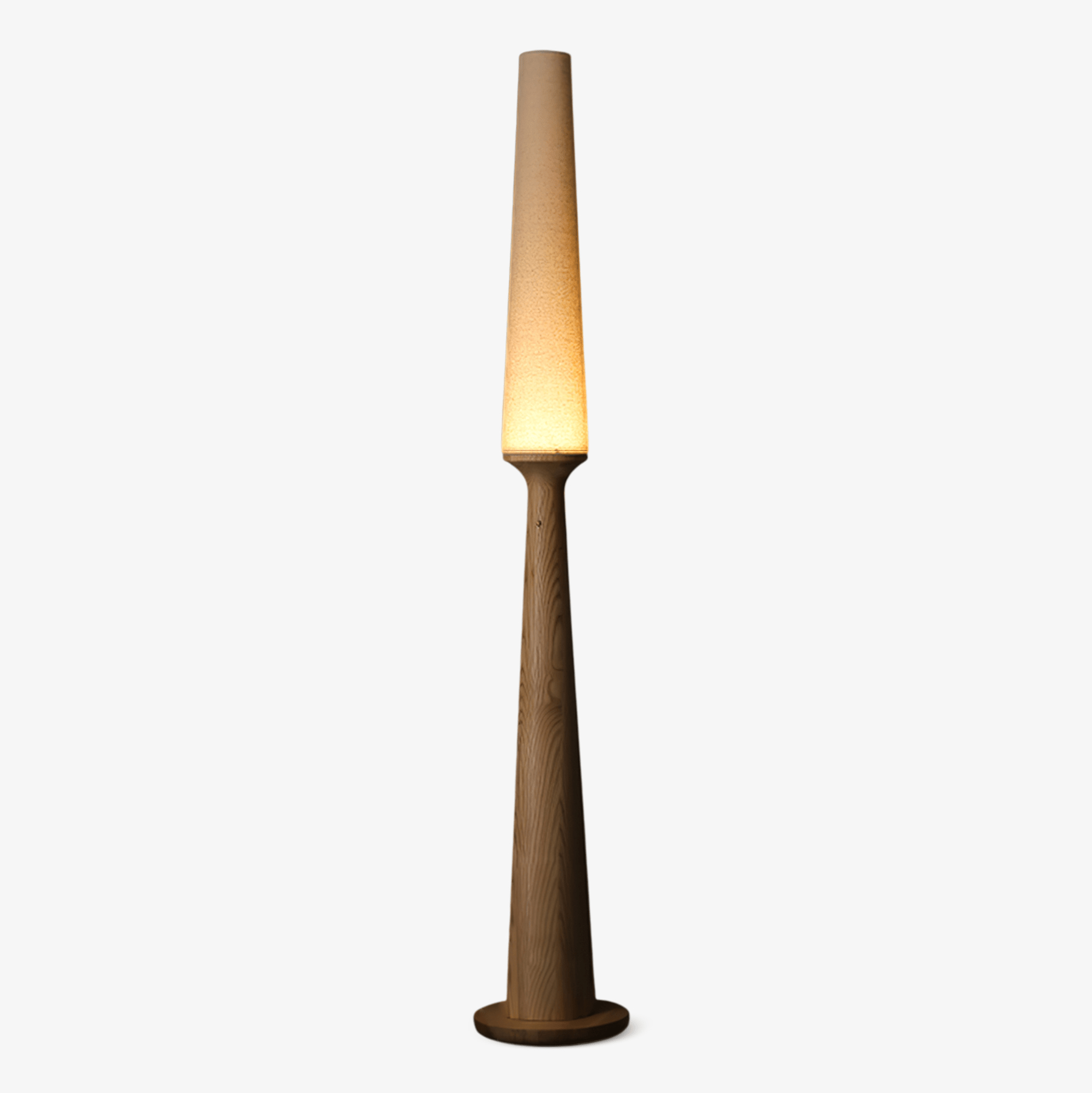 Vetheora Tapered Wood Floor Lamp - Letslighting