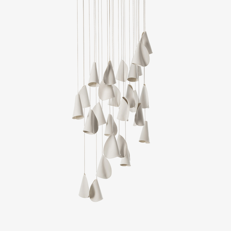 Olshaion Geometric Ceramic Pendant Light - Letslighting
