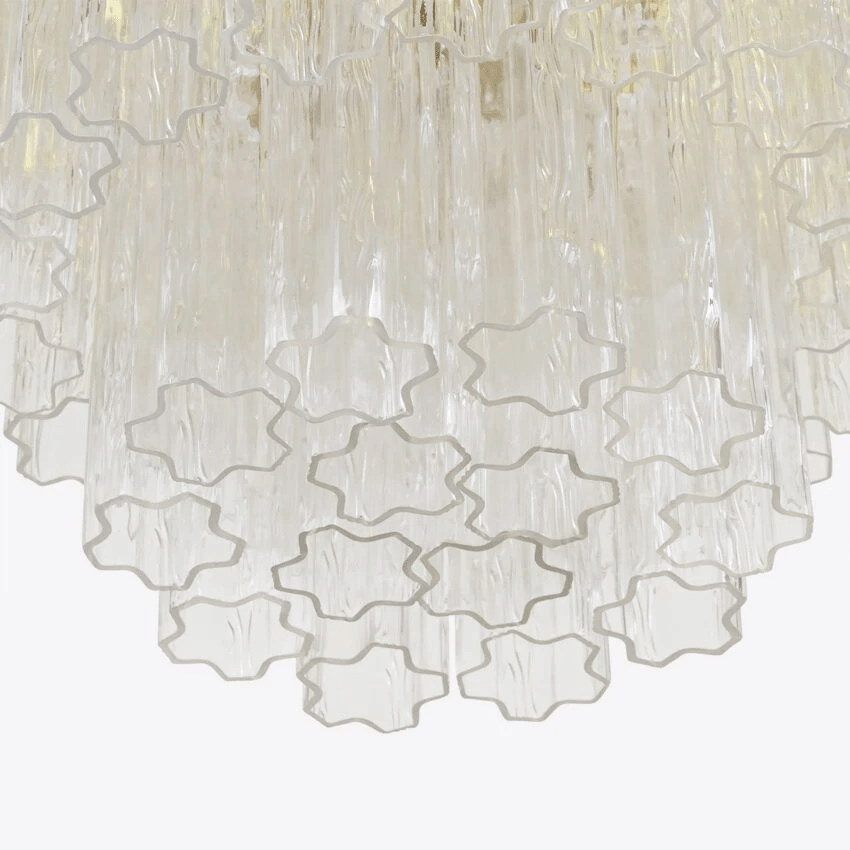 Aurora Chandelier Small Treviso Murano Glass Tube - Letslighting