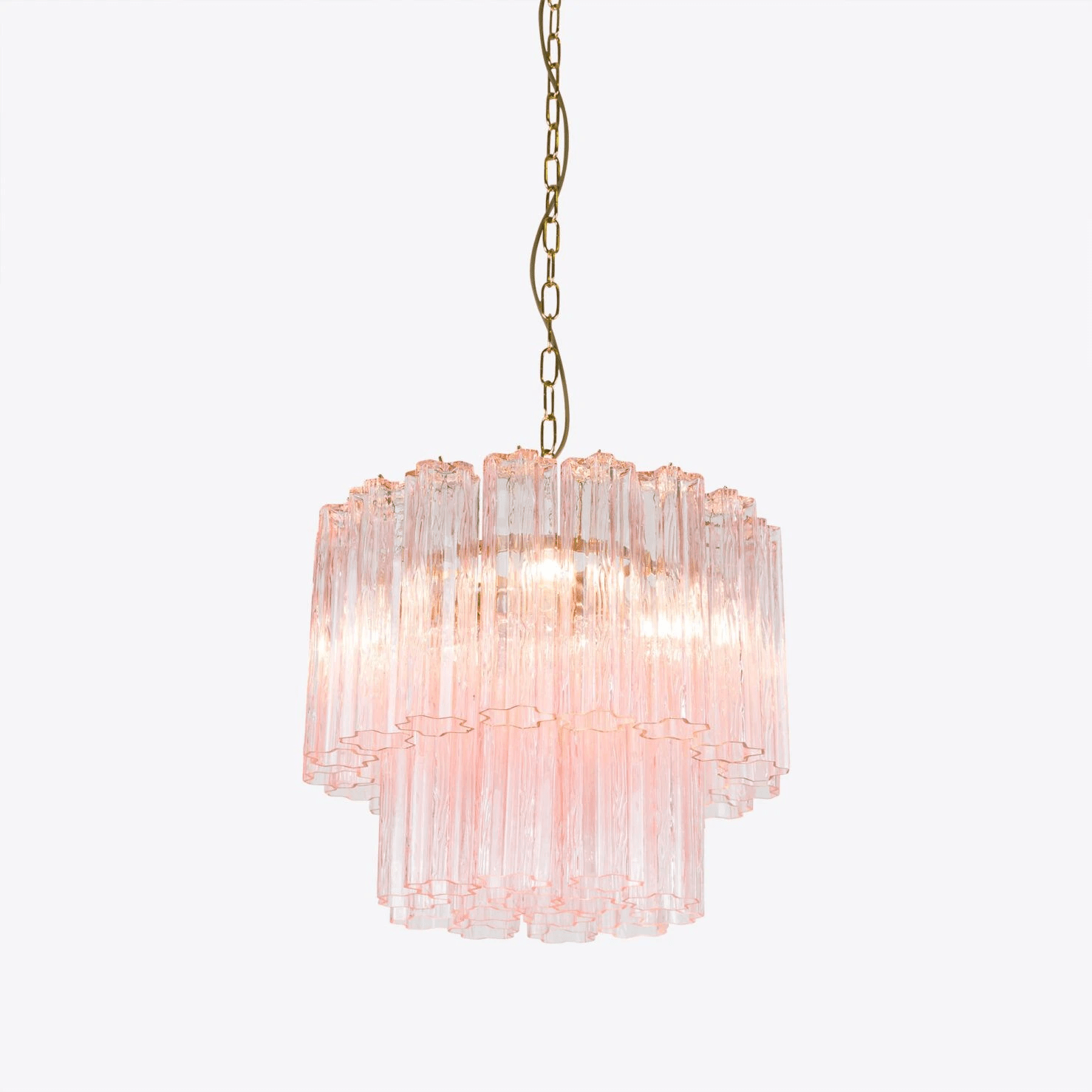 Aurora Chandelier Small Treviso Murano Glass Tube - Letslighting