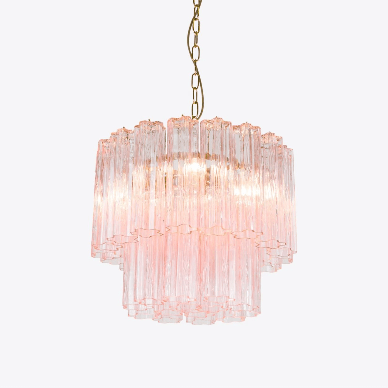 Aurora Chandelier Small Treviso Murano Glass Tube - Letslighting